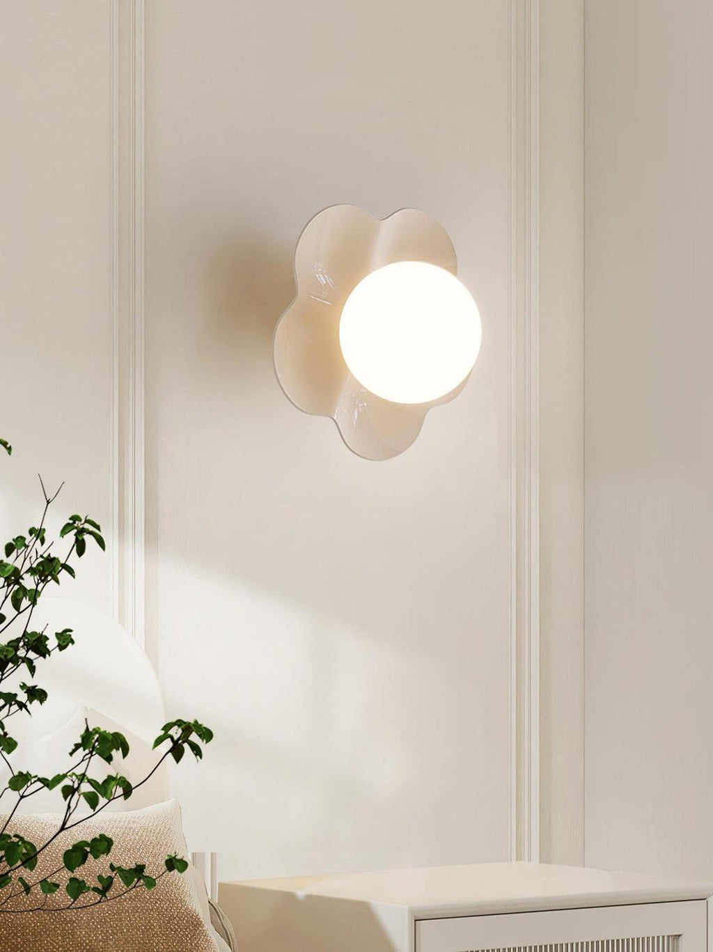 Rivolence Petal Inspired Sculptural Wall Lamp for Living Room & Bedroom | Souliia