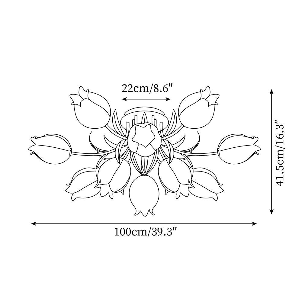Ricko Ceiling Light | Souliia