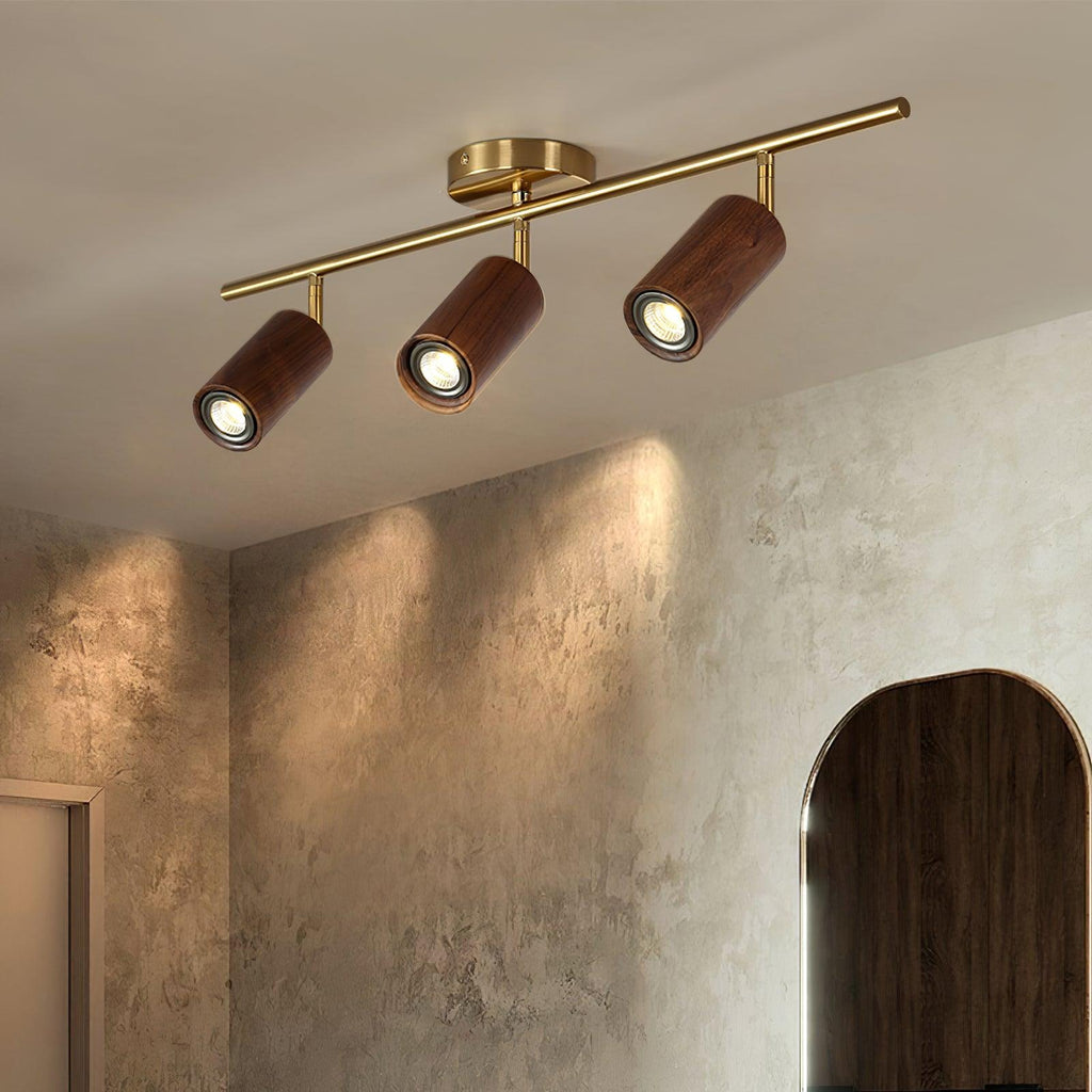 Thio Wooden Track Lighting | Souliia