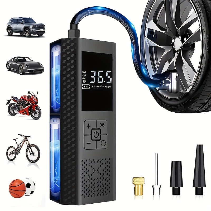 AutoAir 150 PSI Cordless Tire Pump — Compact Pocket-Size Quick Inflator