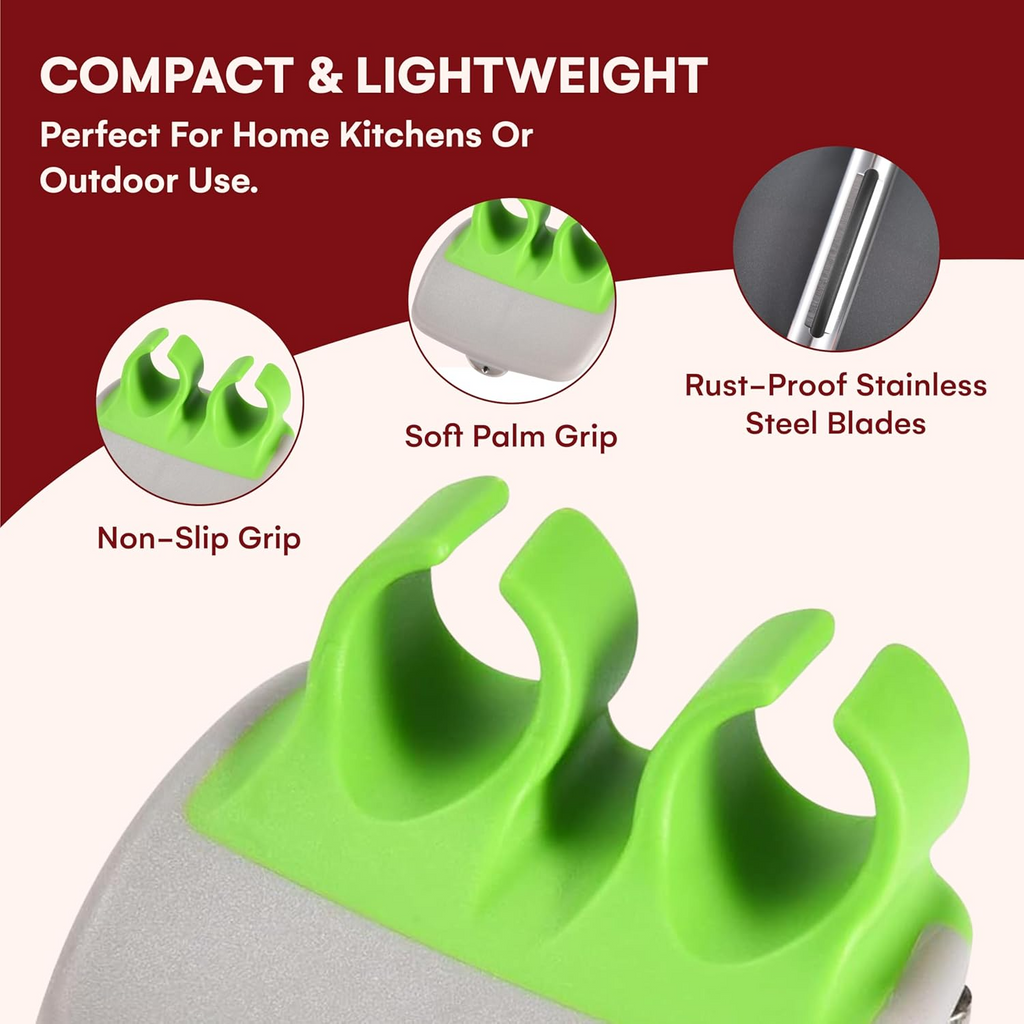 Safe Grip Peeler for Worry-Free Kitchen Moments - Souliia