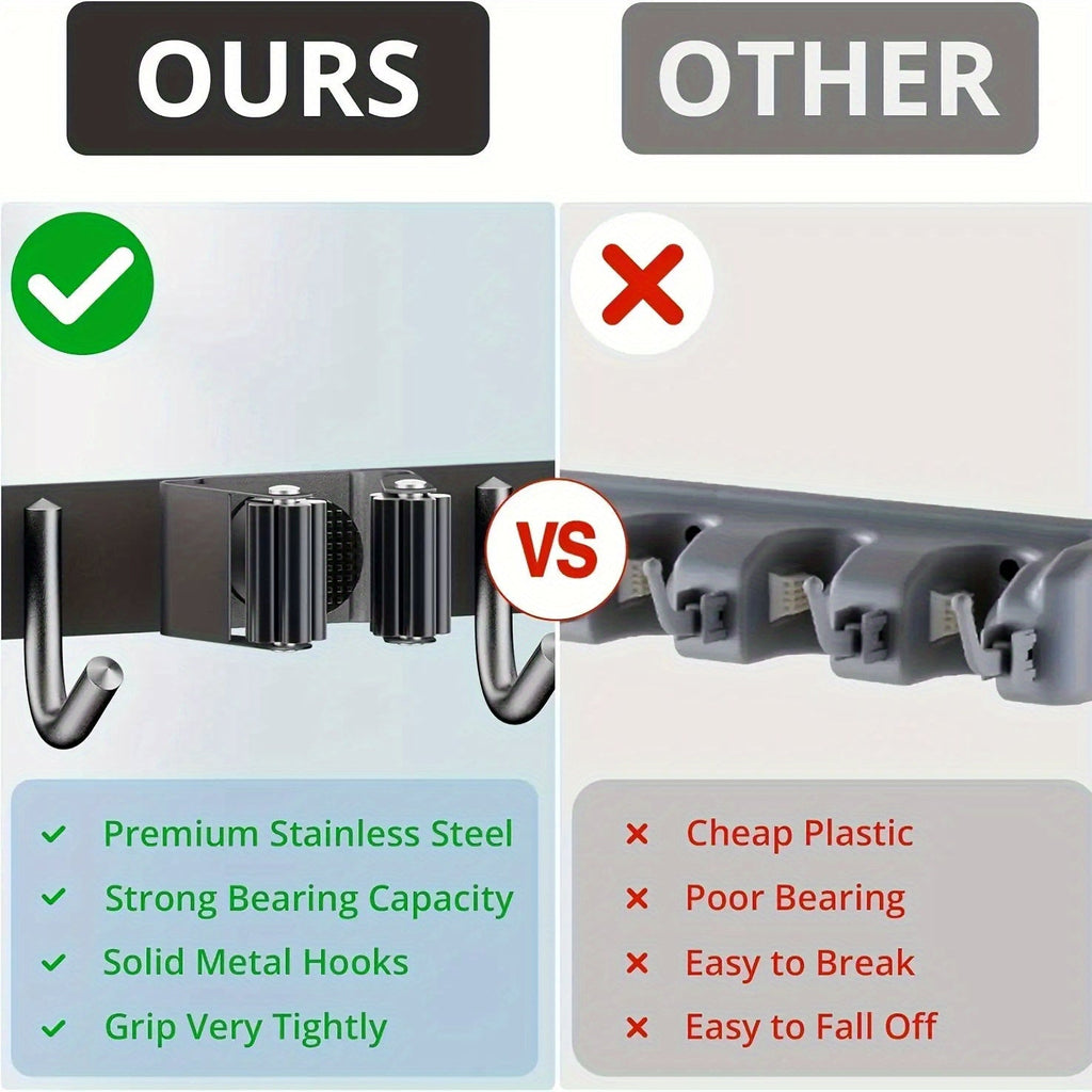 UtilityPro Space-Saving Wall Organizer — Rust-Resistant Heavy-Duty Rack
