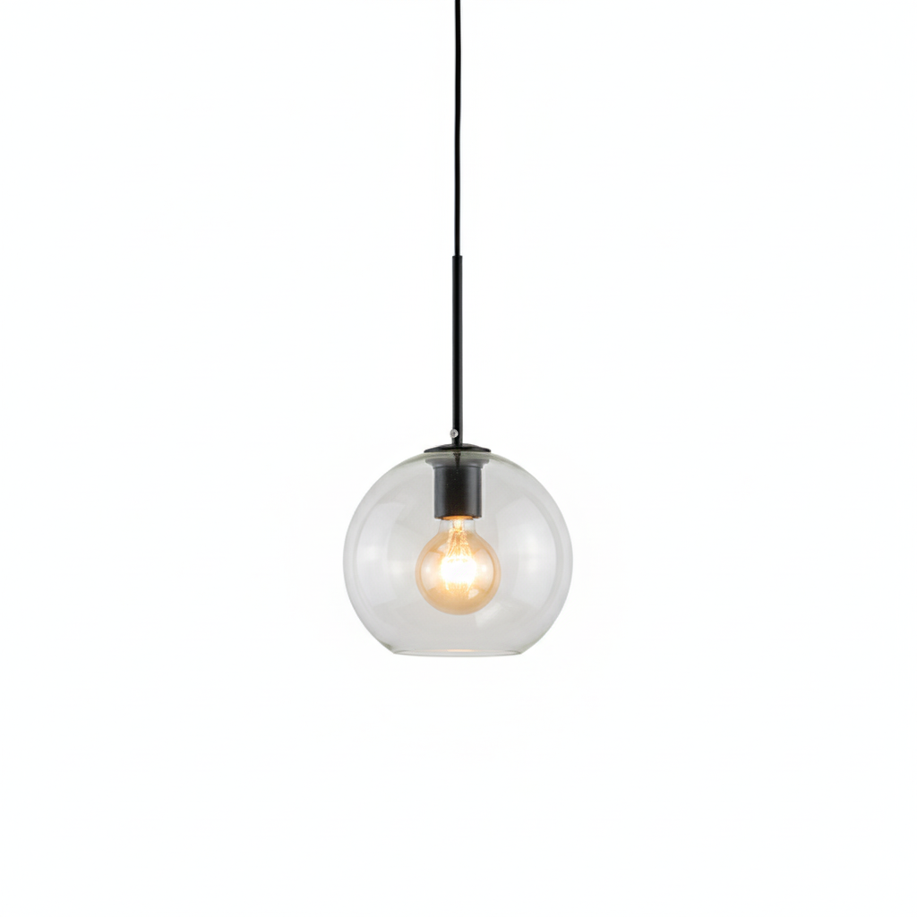 Solara nordische kugelförmige Glas-Pendelleuchte | Souliia