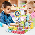 Jucării de construcție electrice Gear Toys, set STEM cu 83 de piese