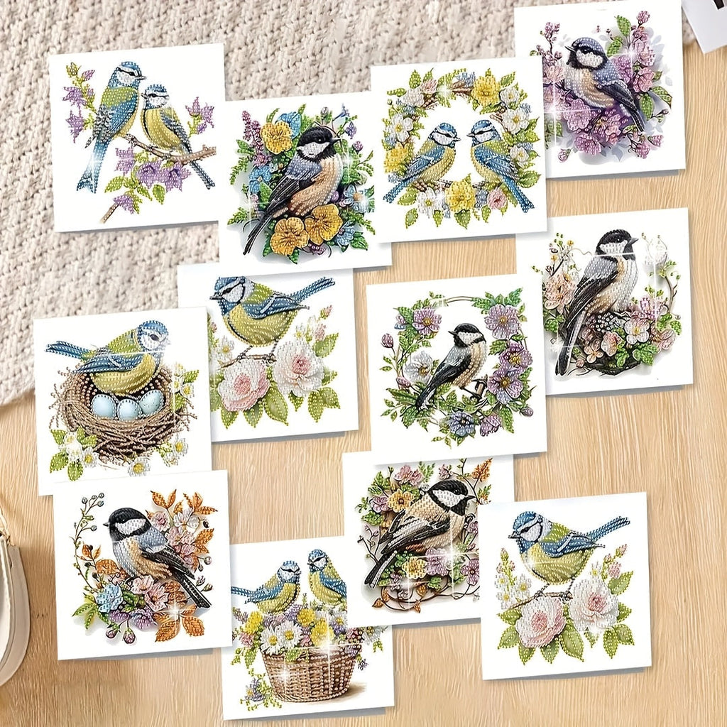 Set of 12 Greeting Cards for Diamond Painting - Souliia