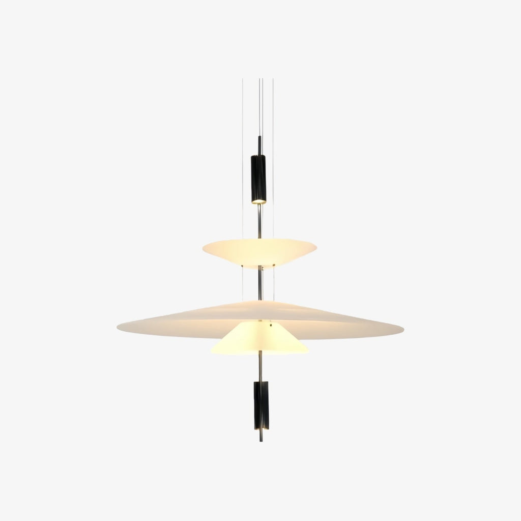 Plumeo pendellampe i flere lag – minimalistisk lampe til moderne stuer N54 | Souliia