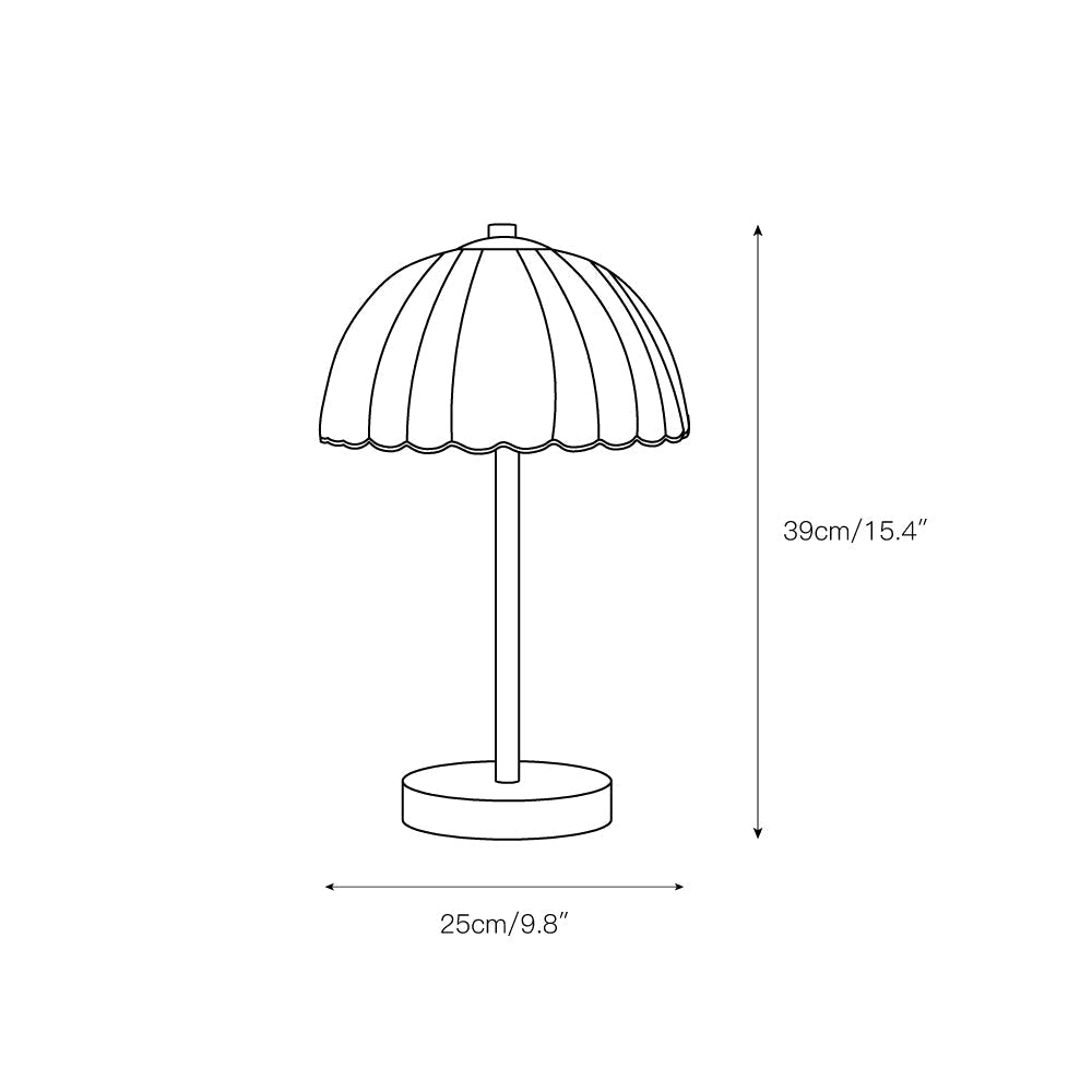 Small Umbrella Table Lamp | Souliia