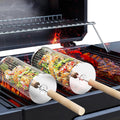 Grillexa Stainless Steel Grill Basket — Perforated Design and Raised Edges
