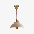 Textured Ceramic Copper Pendant Light | Souliia