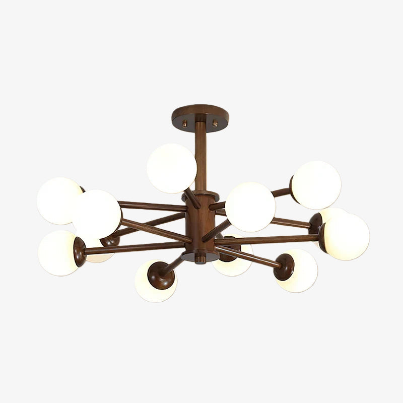 Lampada da soffitto dal design molecolare Orrise - Lampadario artistico con illuminazione a rami per gli ambienti domestici | Souliia