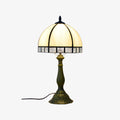 TF Tivanny Art Deco Stained Glass Table Lamp - Vintage Style for Bedroom or Living Room | Souliia