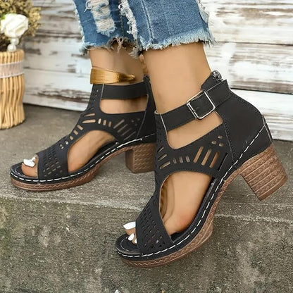 Sandales Évidées Chic