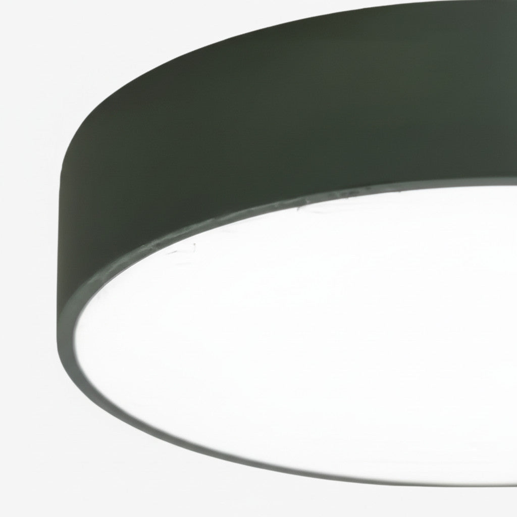 Rondi Minimalist Round LED Ceiling Light - Circular Iron Design for Living Room and Bedroom | Souliia