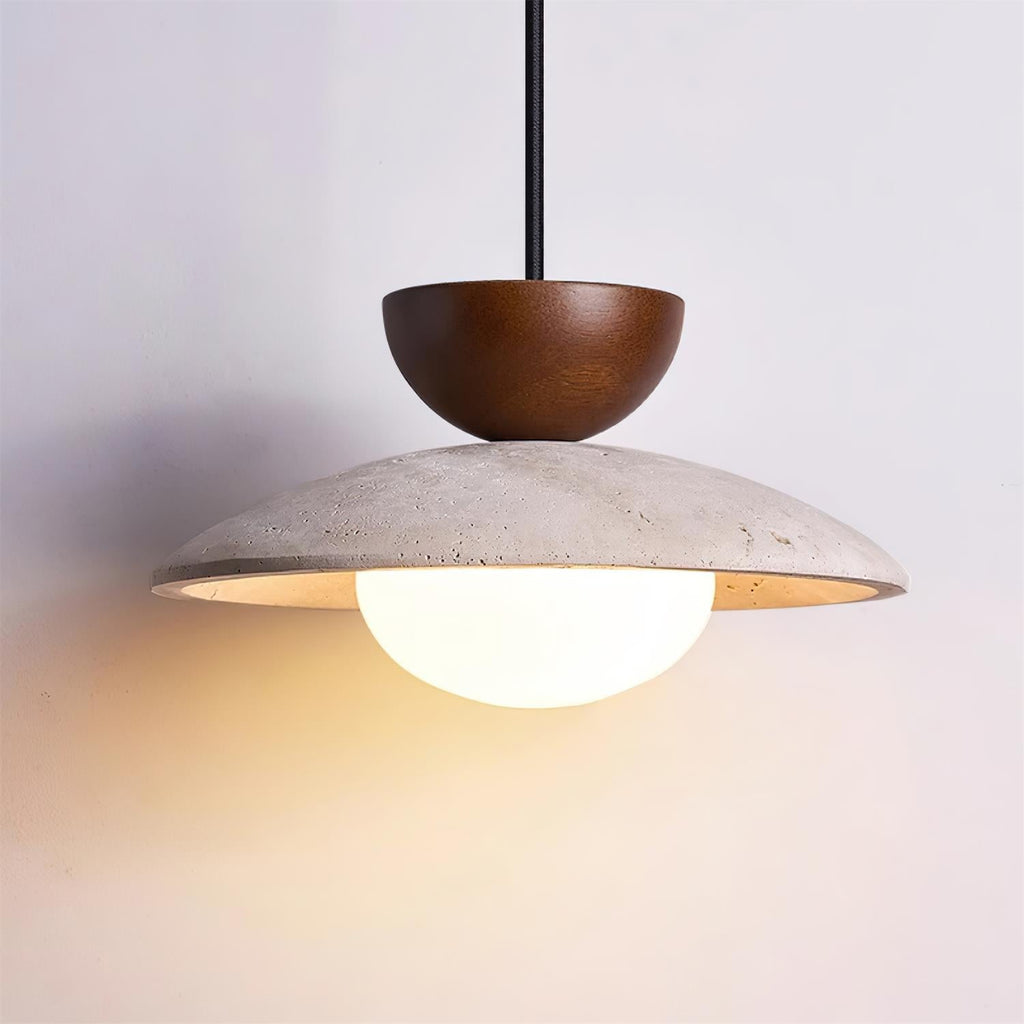 Tia Travertine Pendant Lamp | Souliia