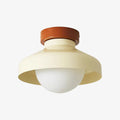 Oribela Minimalist Modern Ceiling Light - Sculptural Glass Dome Lamp for Living Room and Kitchen | Souliia