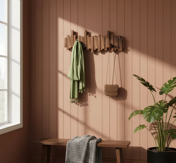 Wall Closet | Stylish Wall Hooks | Compact Foldaway | HookHaven - Souliia
