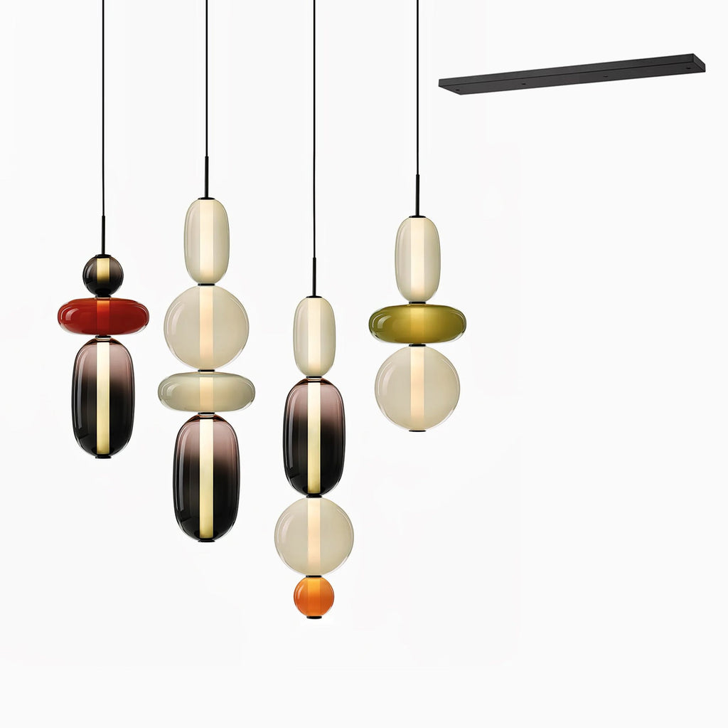 Buntglas Kronleuchter | Souliia