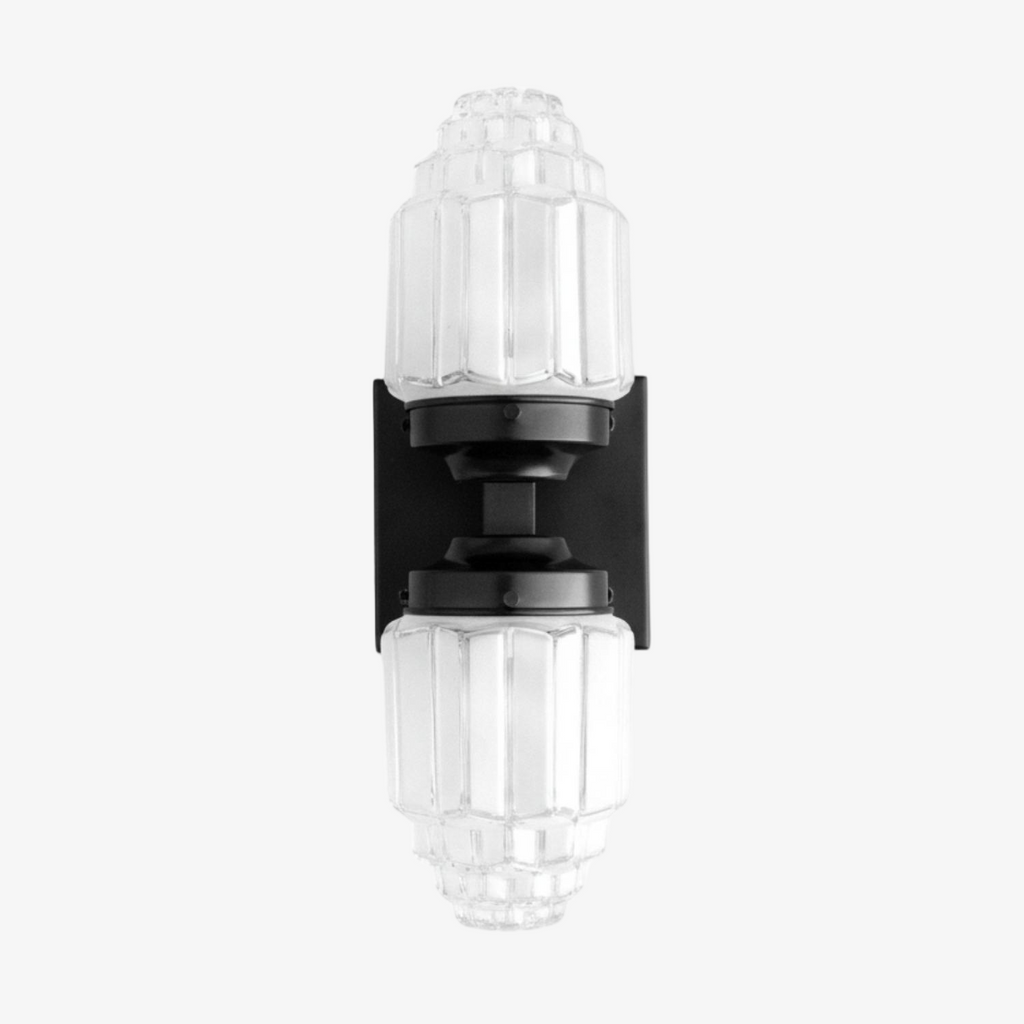 Tierlux Glass Globe Wall Sconce – Metal & Glass Lamp for Living Room or Bathroom | Souliia