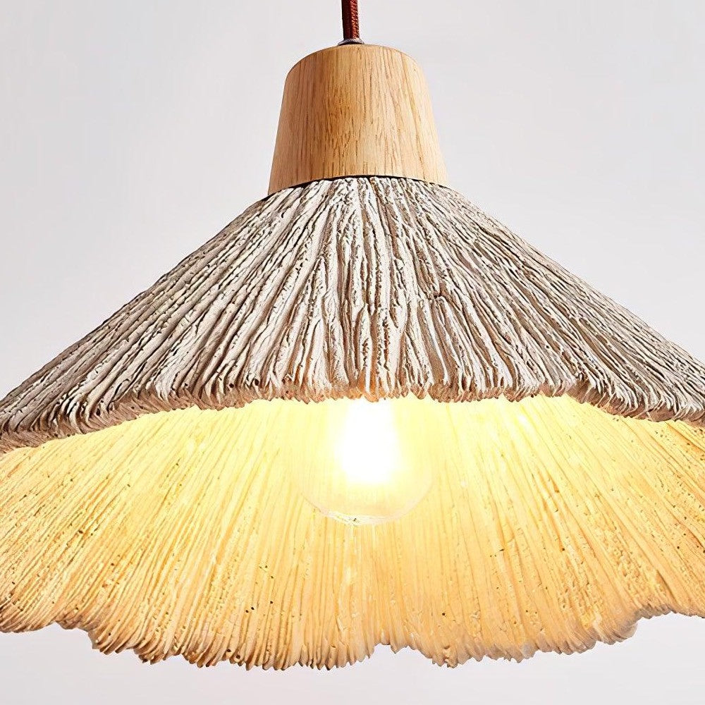 Solaraeon Pleated Pendant Lamp Modern Industrial Hanging Light for Dining and Living Spaces | Souliia