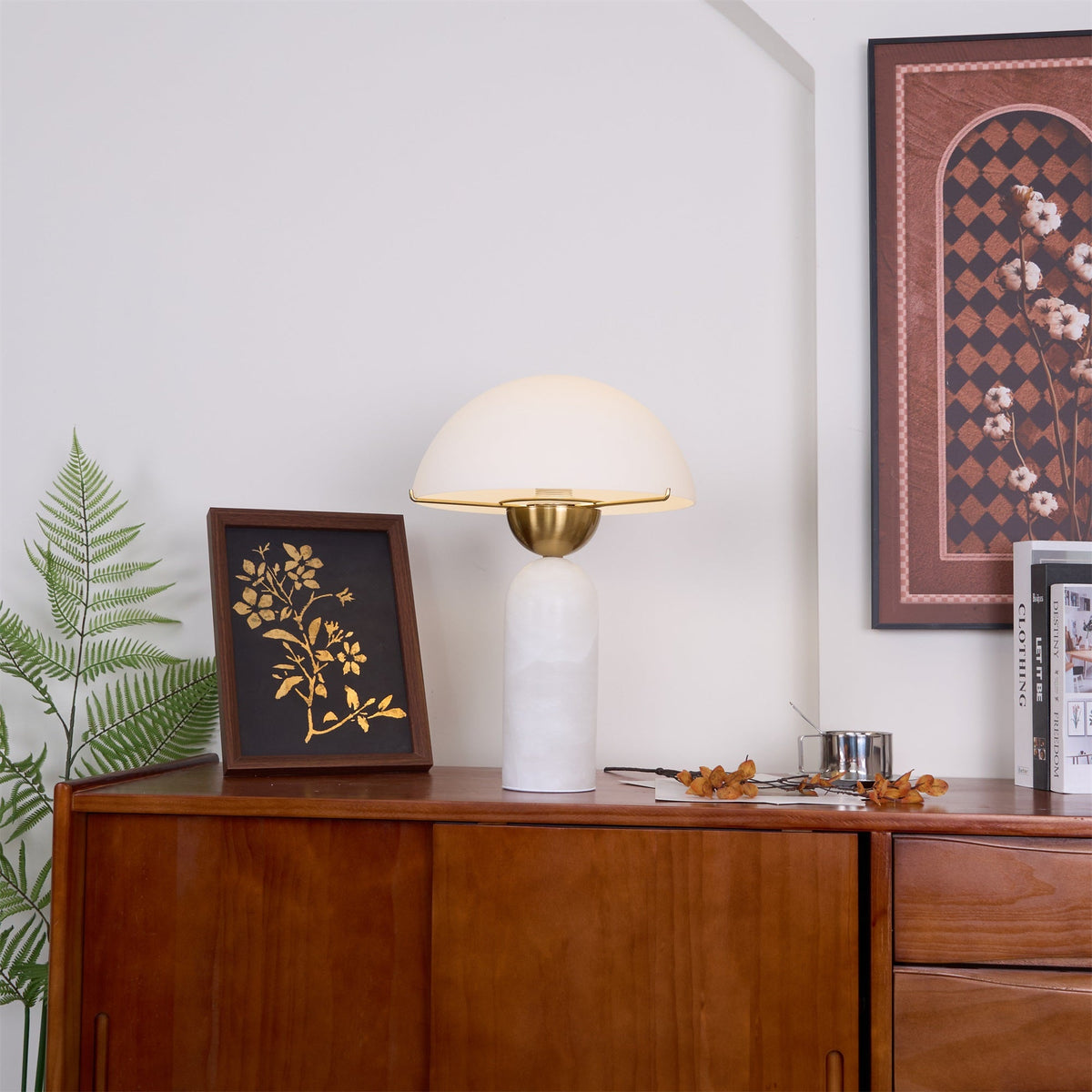 Peono Alabaster Table Lamp | Souliia