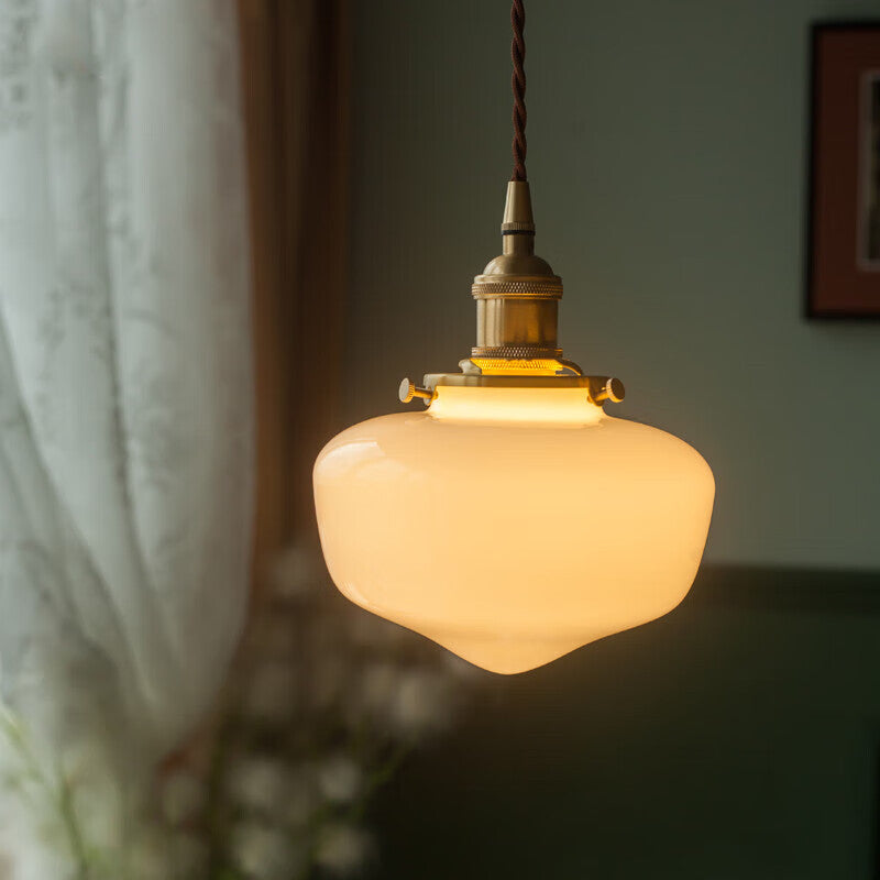 Radiant Lantern Retro Glass Pendant Light | Souliia