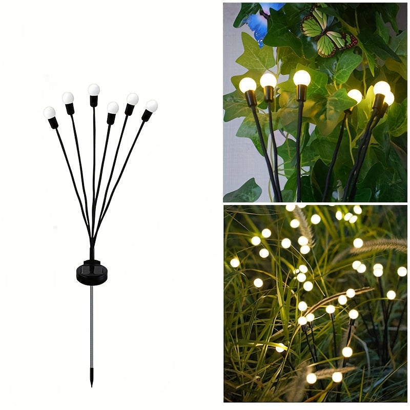 Nightflare Solar LED Firefly Ground Lights — 6/8/10 LED Configurations