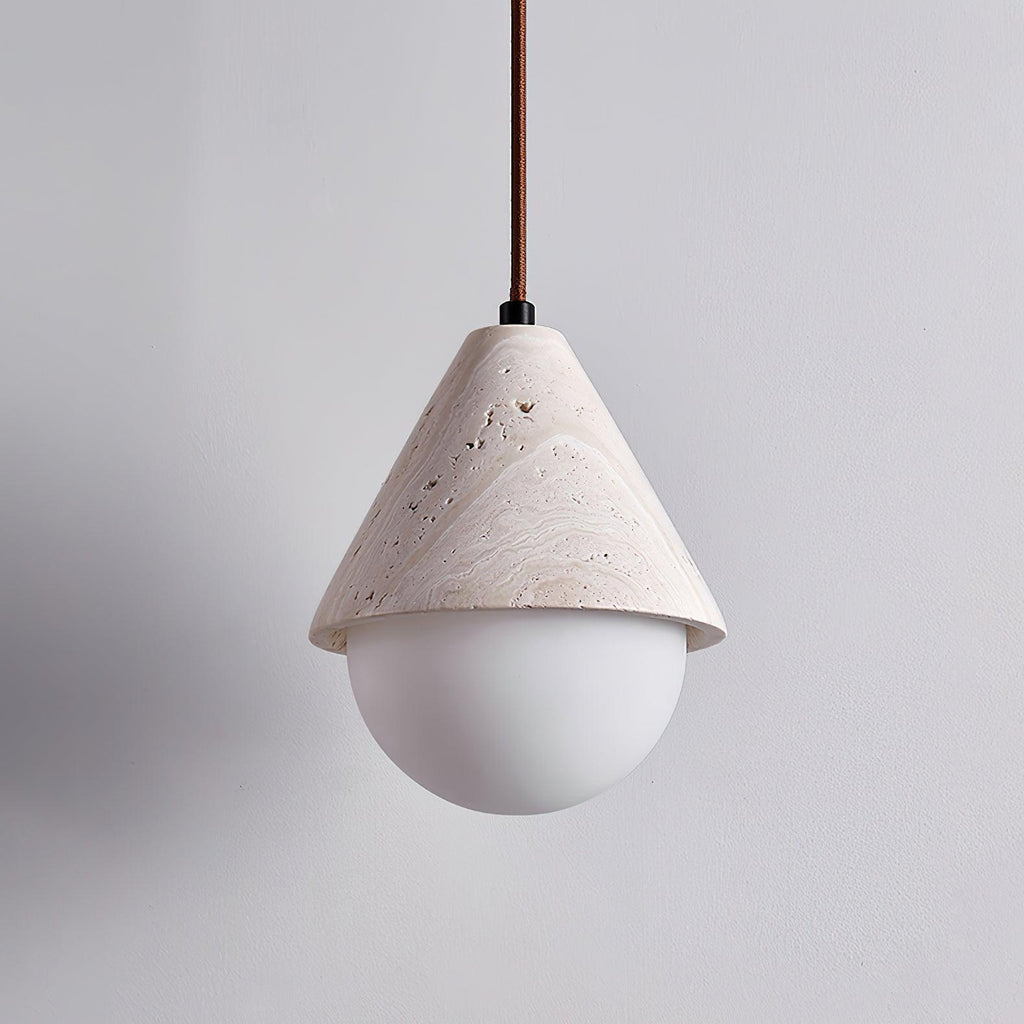 Travertine Pendant Light | Souliia