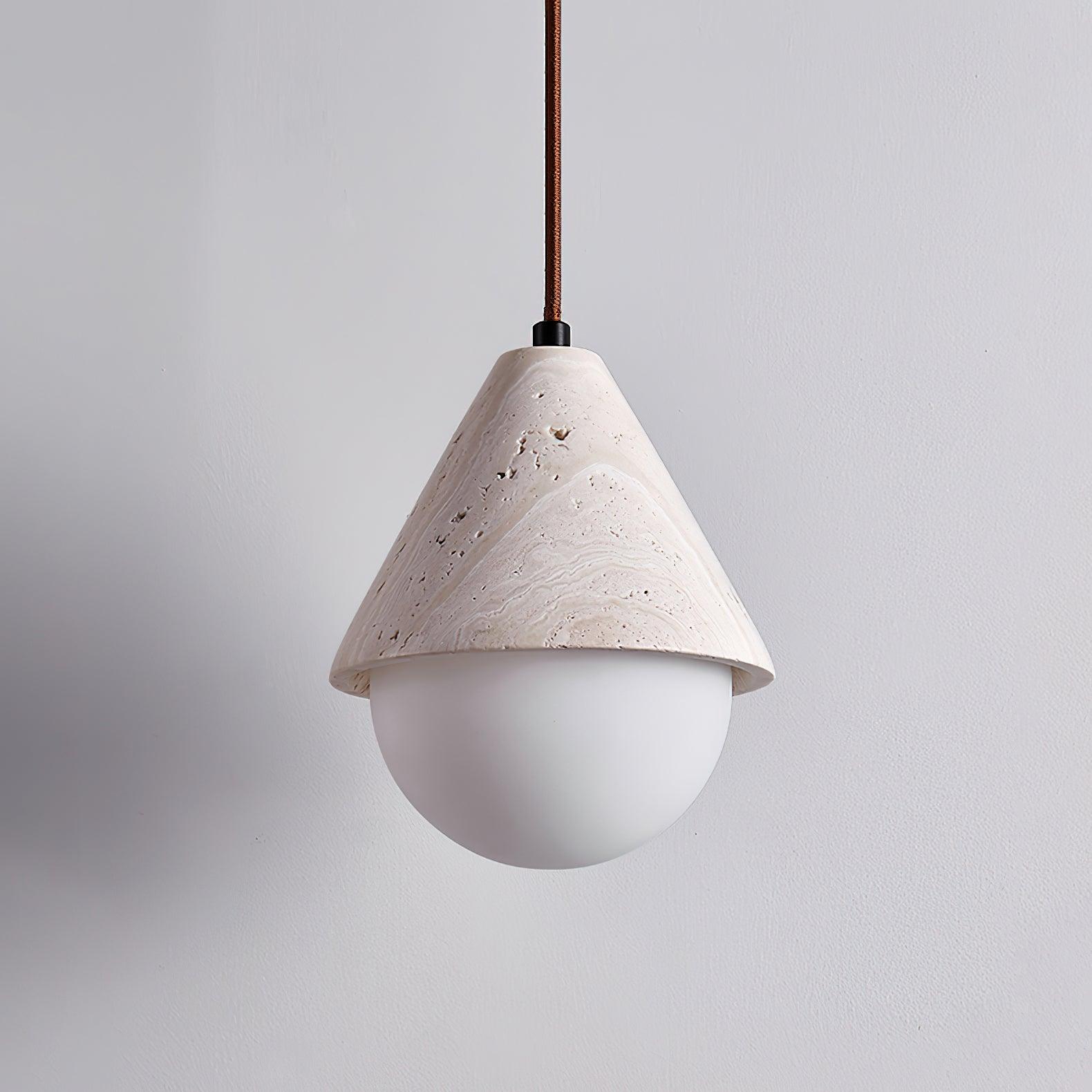 Travertine Pendant Light | Souliia