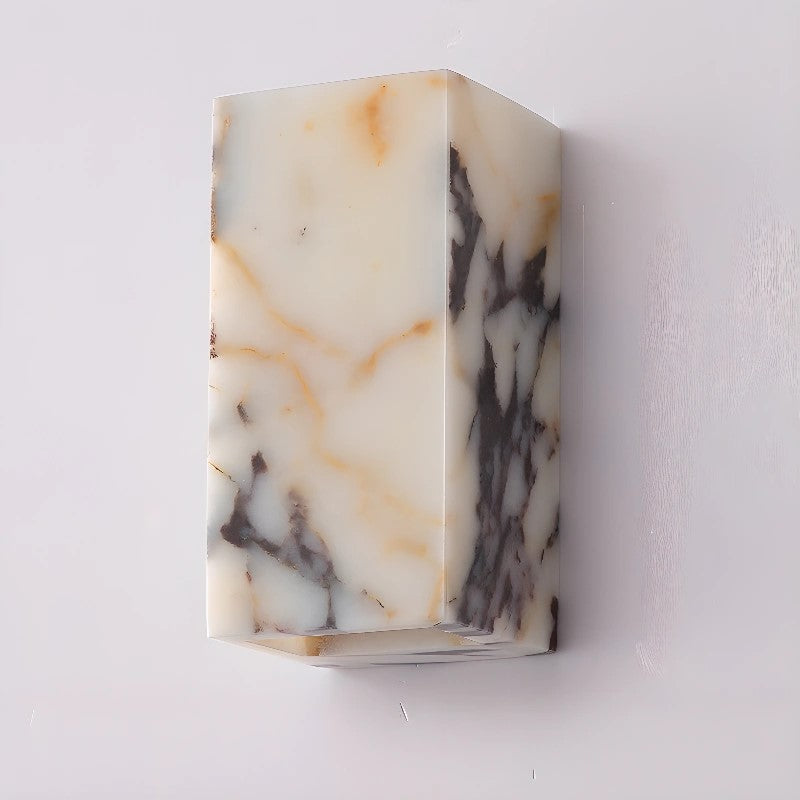 Square Marble Wall Lamp | Souliia
