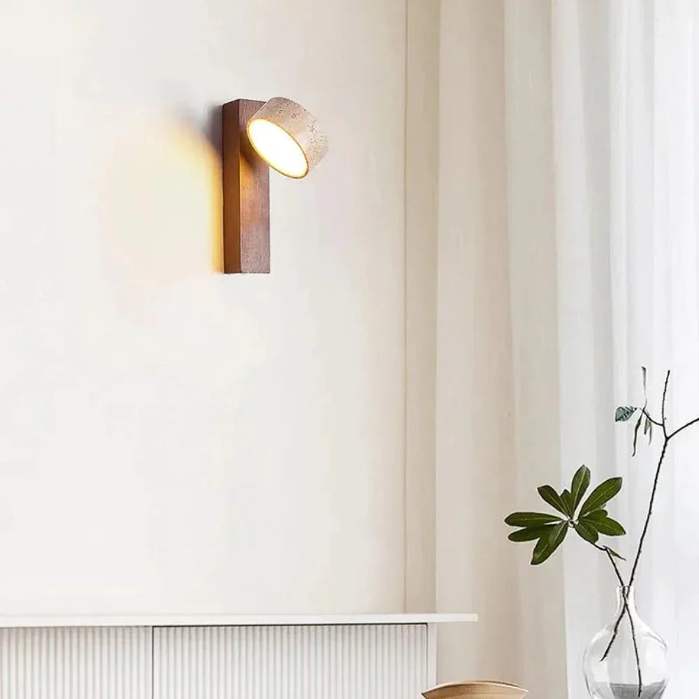 The Shine of the Palace Travertine Wall Light | Souliia