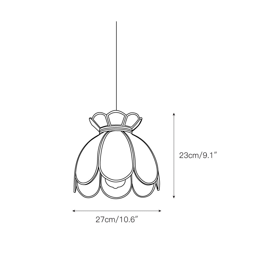 Retro Lotus Pendant Lamp | Souliia
