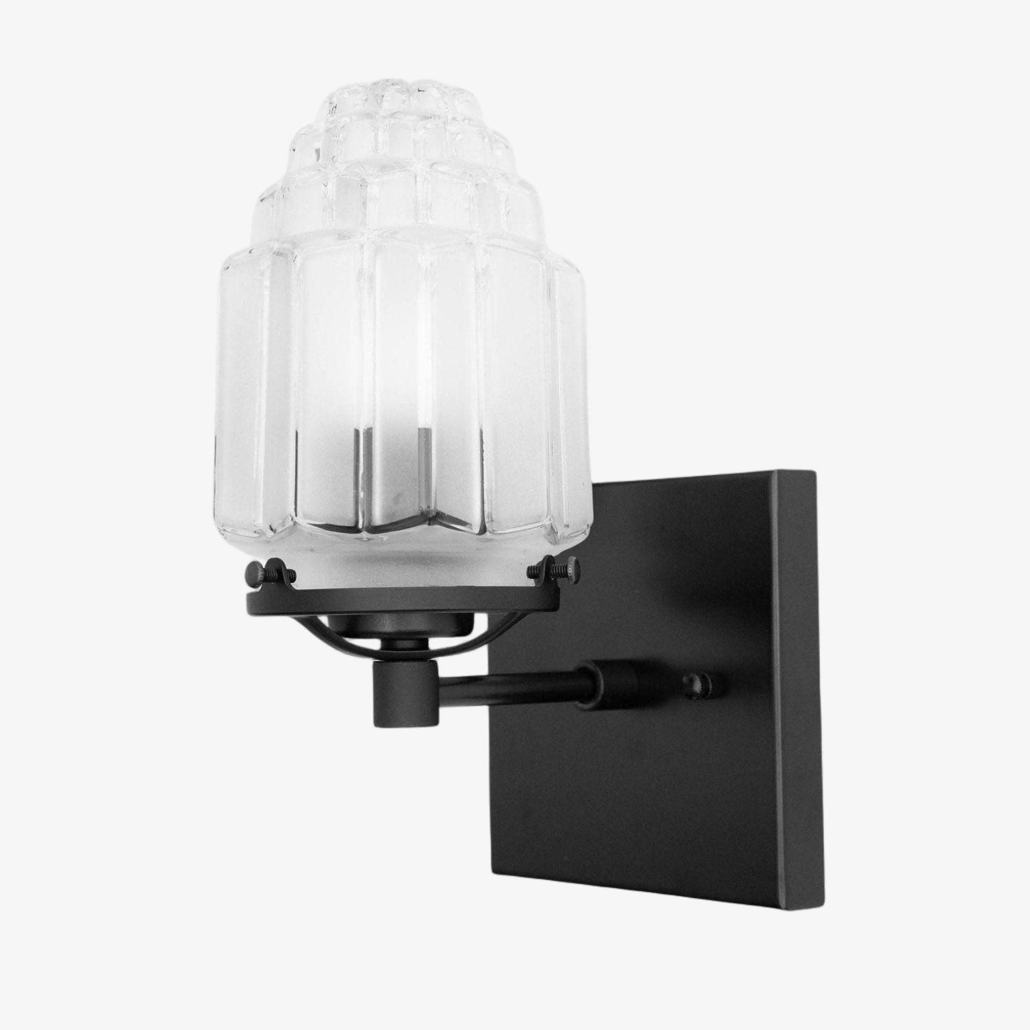 Tierlux Glass Globe Wall Sconce – Metal & Glass Lamp for Living Room or Bathroom | Souliia