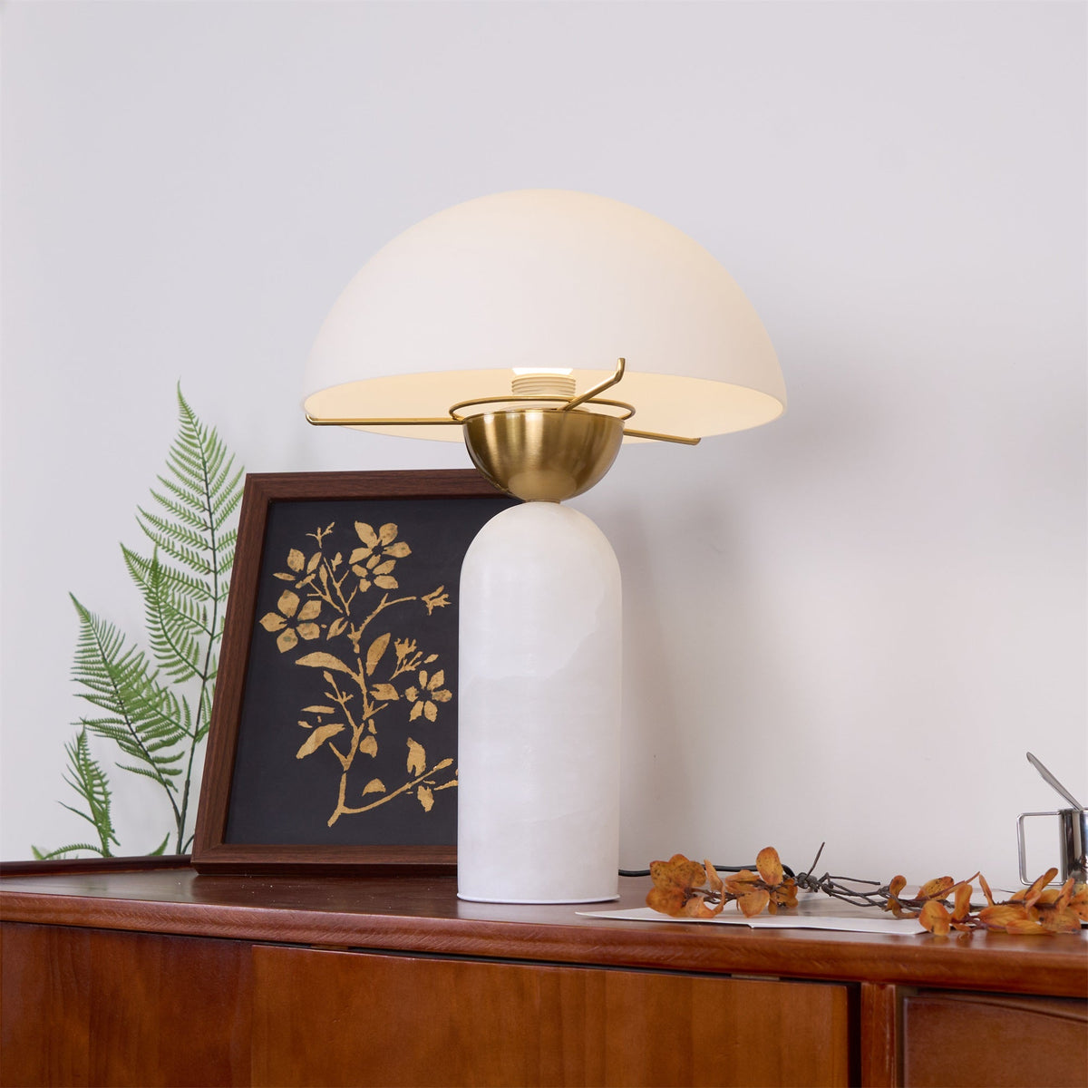 Peono Alabaster Table Lamp | Souliia