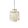 Lumi Seashell Pendant Light — Warm Vintage Ambient Glow