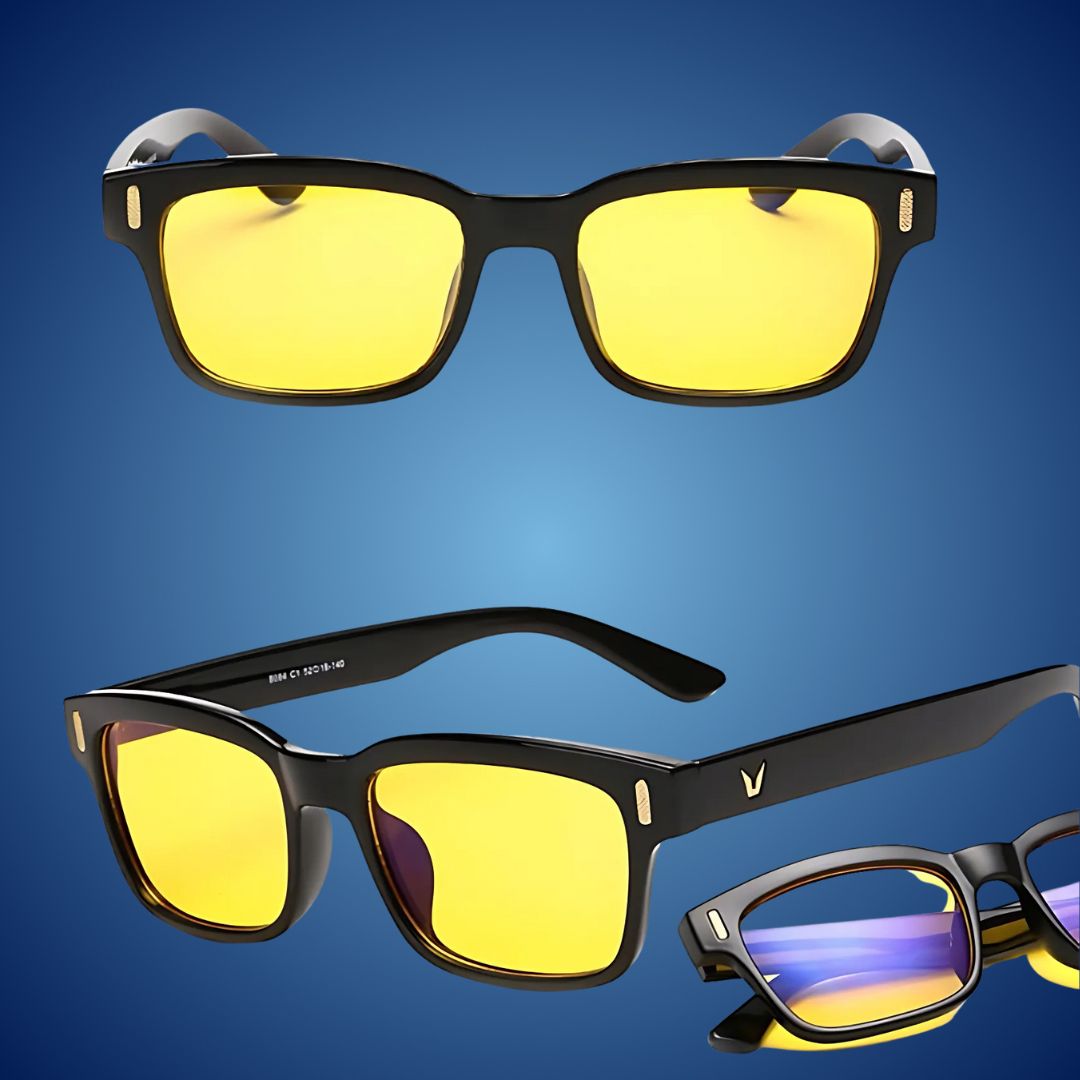 EyeShield Pro Blue Light Blocking Computer Glasses | With UV Protection - Reduces Eye Strain - Improves Sleep Quality - Relieves Eye Fatigue