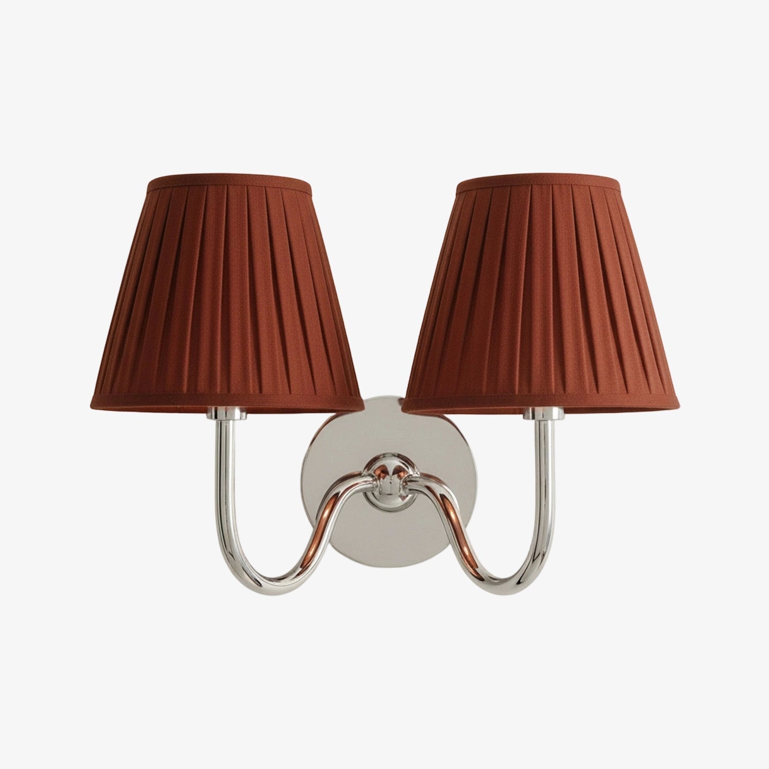 Luvora Fabric Shade Wall Sconce with Drum Shade - Classic Pleated Sconce Light | Souliia