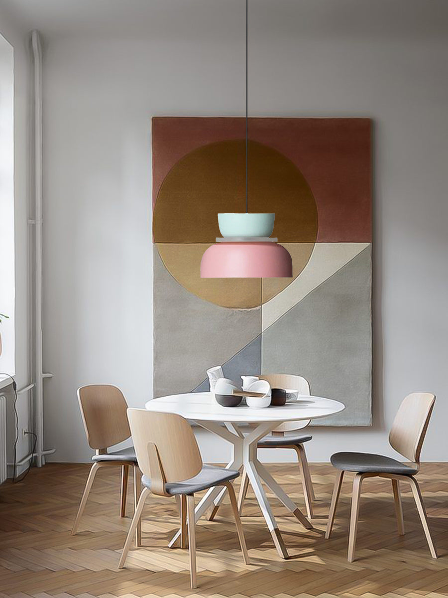 Macaron Acryl Bunte Schalenform Pendelleuchte | Souliia