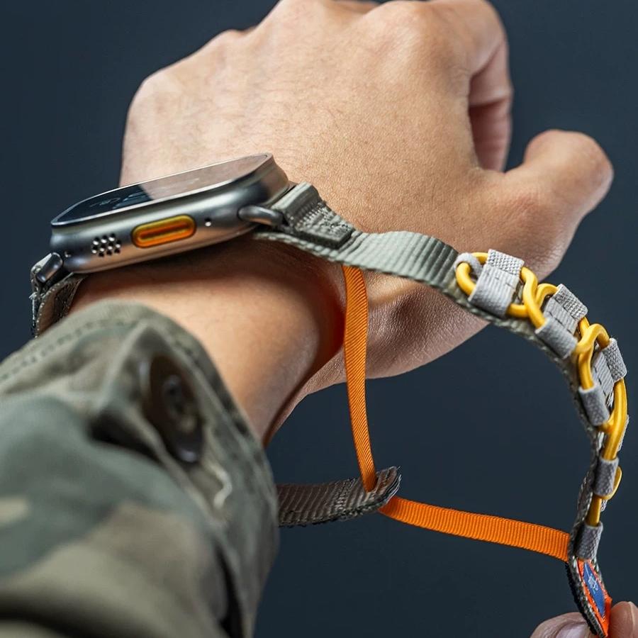 Pleciony nylonowy pasek do Apple Watch – stylowy design - Souliia