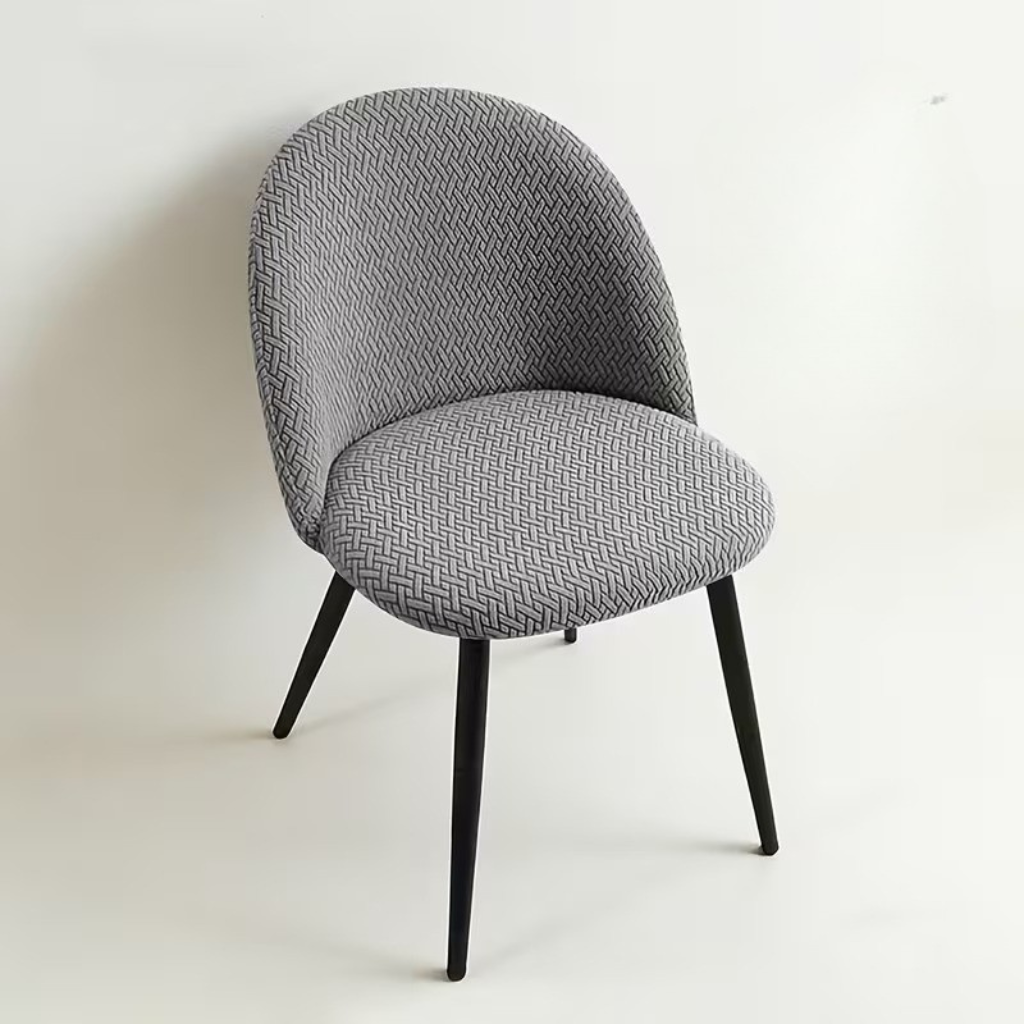Flexora Modern Stretch Chair Covers — Elastic Hem, Fitted Design
