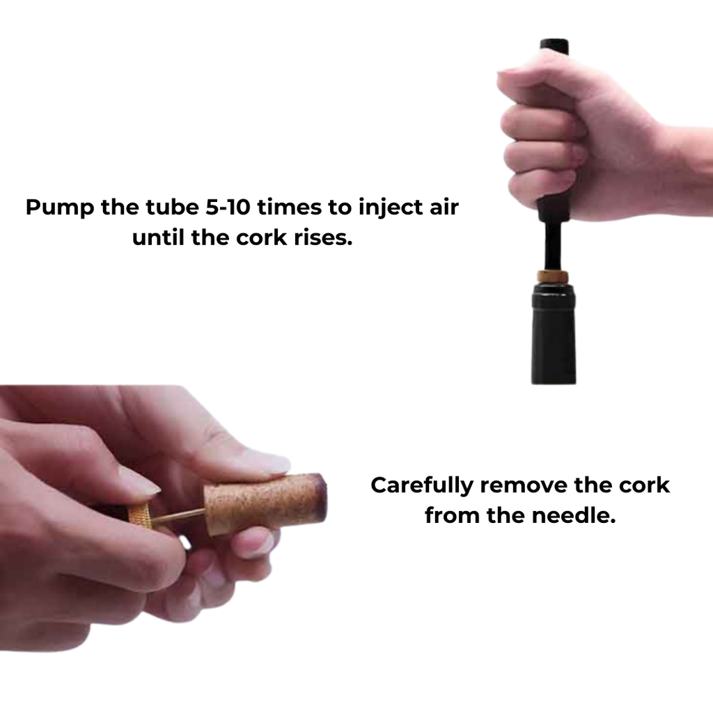Wine Bottle Opener with Air Pressure – Fast Cork Extractor for Home Use - Souliia