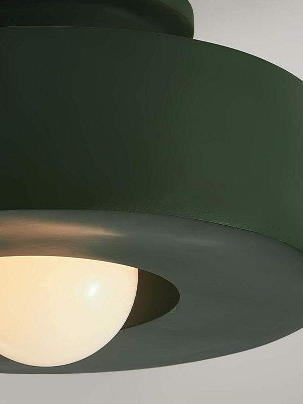 Resinova taklampa i harts – kraftig cylindrisk modern utanpåliggande armatur | Souliia