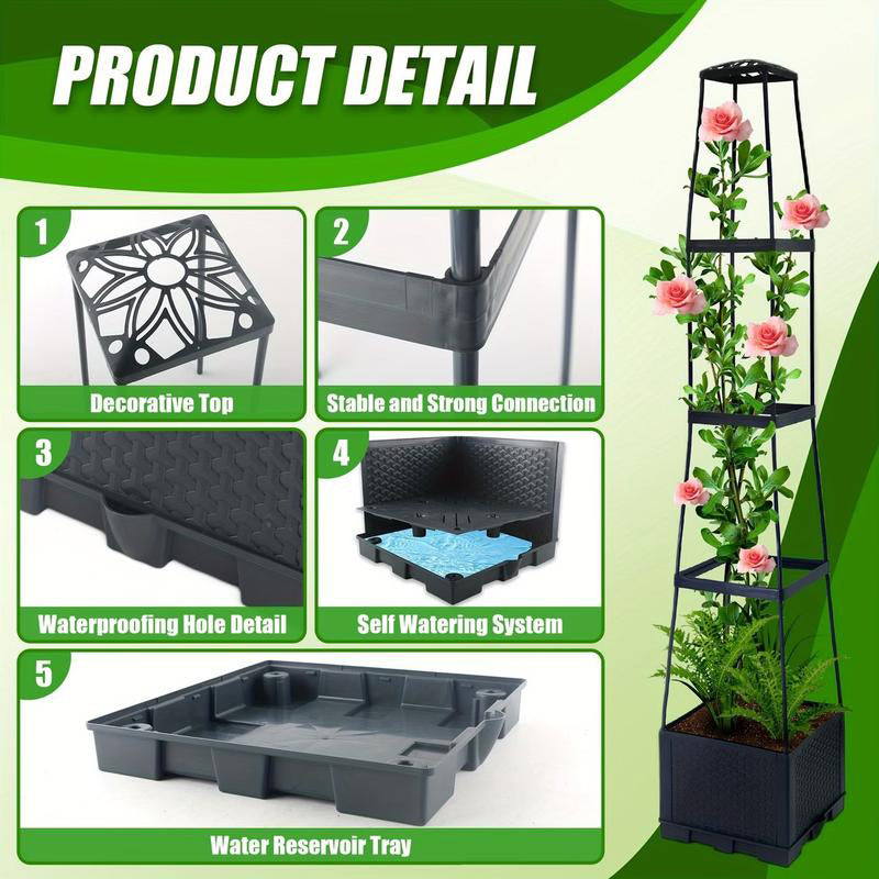 VertiBloom Tower — Transform Your Space into a Lush, Sky-High Garden Oasis - Souliia