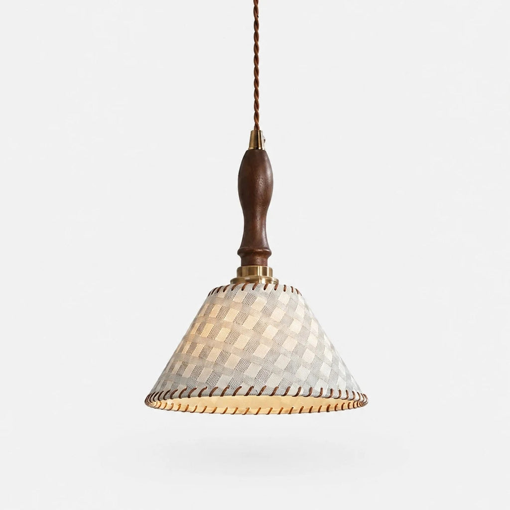 Wabi-sabi-pendellampe i stof | Souliia