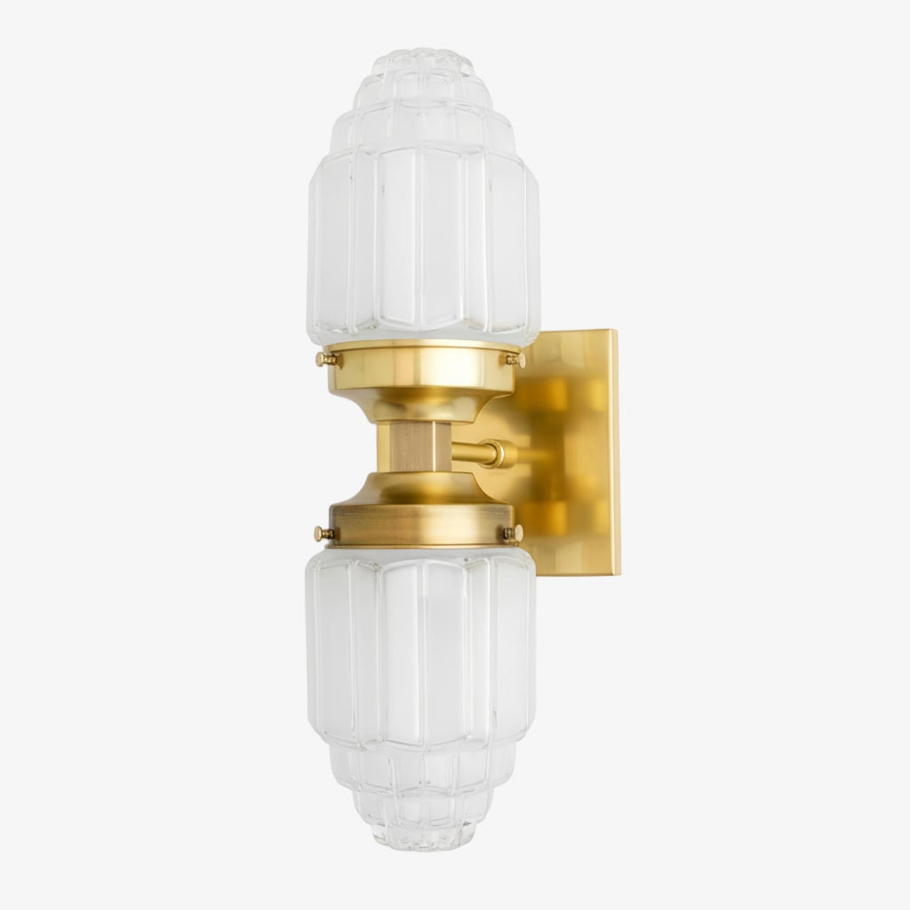Tierlux Glass Globe Wall Sconce – Metal & Glass Lamp for Living Room or Bathroom | Souliia