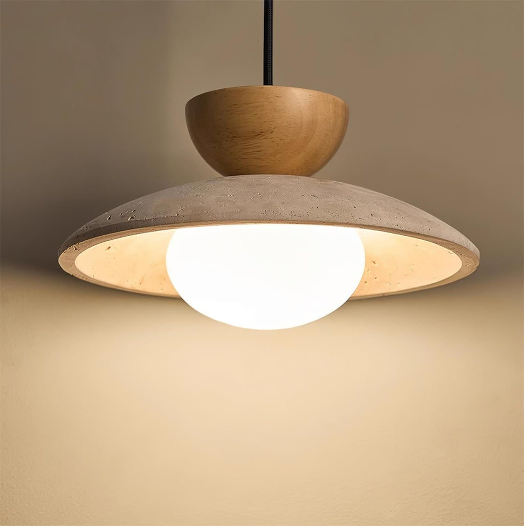 Tia Travertine Pendant Lamp | Souliia