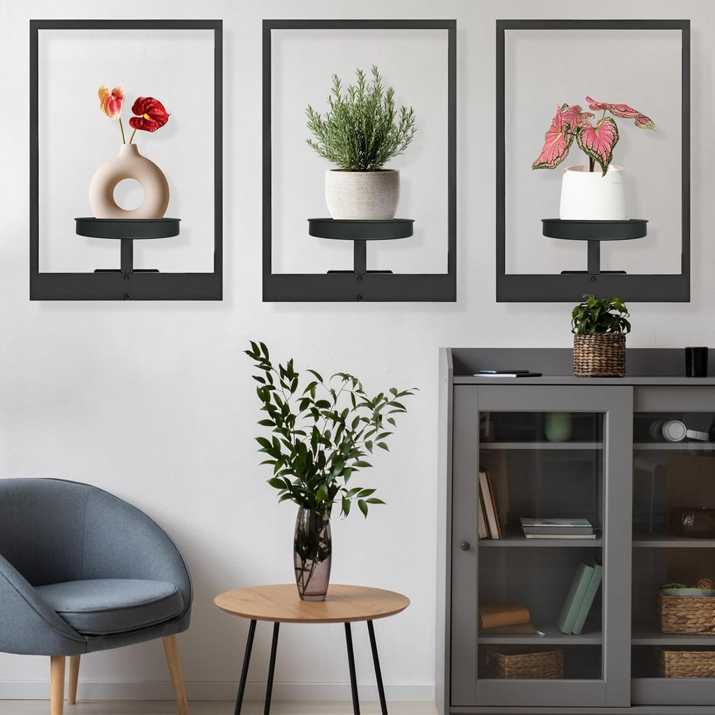 Wall Mounted Plant Holder | Metal Frame | Space-Efficient | Plantify - Souliia