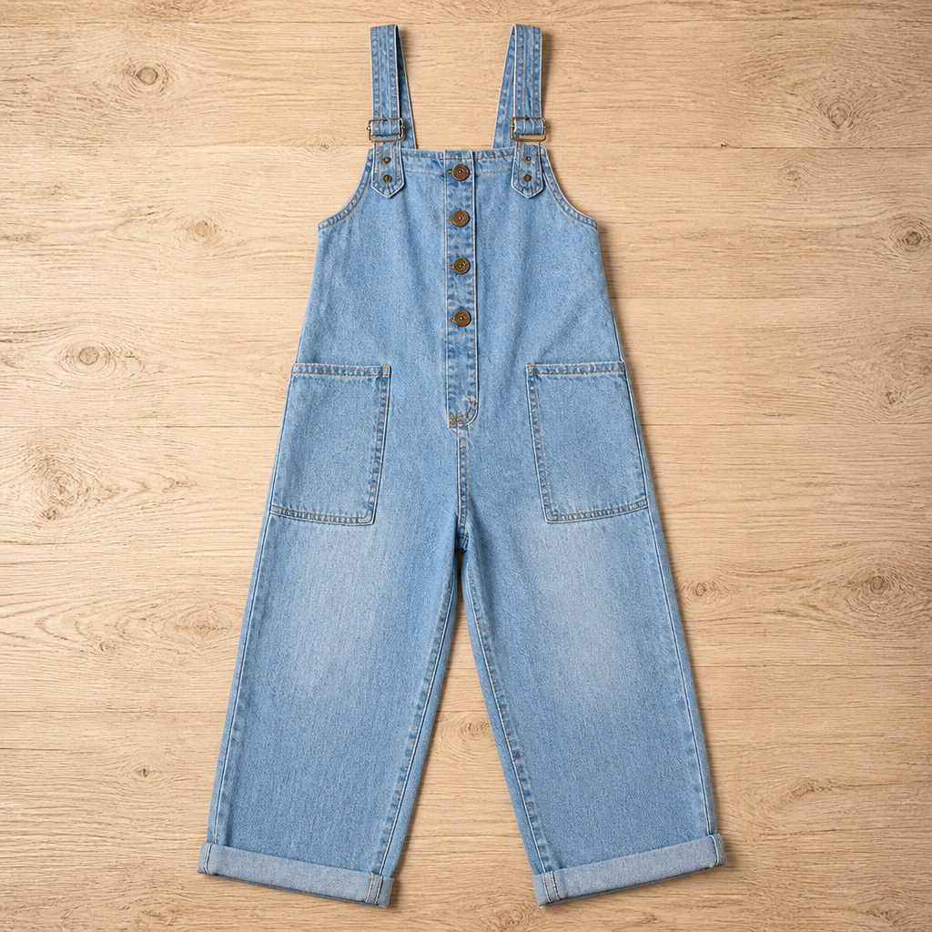 VieraFlex Relaxed Denim Jumpsuit — Feel Unstoppable Comfort and Effortless Confidence All Day Long - Souliia