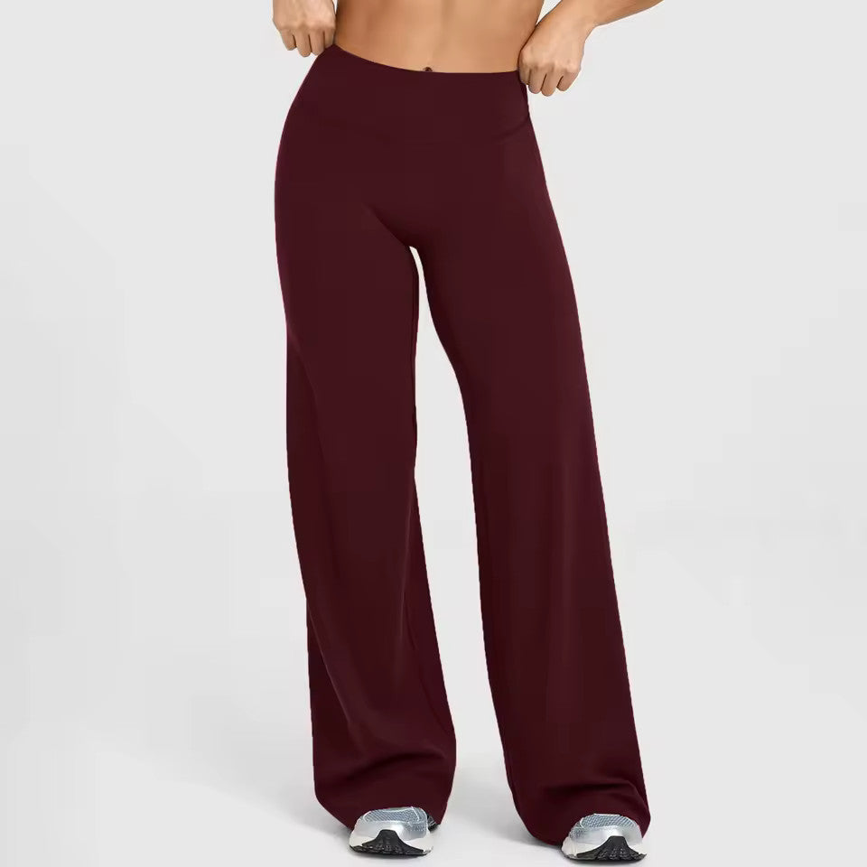 VestaLoom – Buttery-Soft High-Waist Wide-Leg Flare Yoga Pants - Souliia
