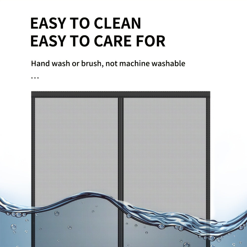 Magnamesh Magnetic Mosquito Screen Curtain — Breathable Mesh, Automatic Closure