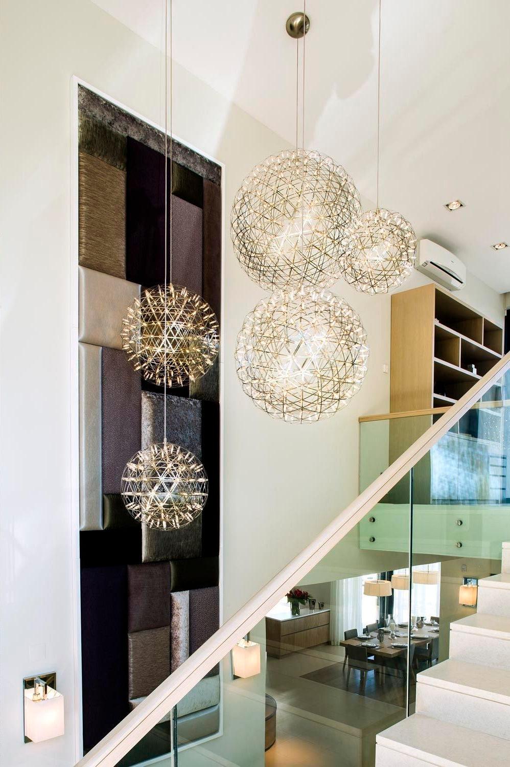 Silver Spark Ball Pendant Light | Souliia